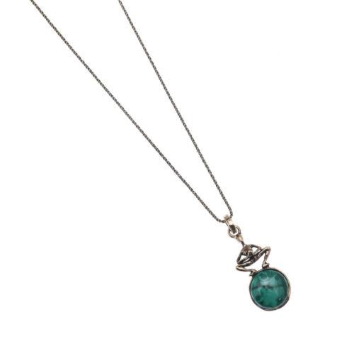Yoga Necklace with Malachite - Image 3