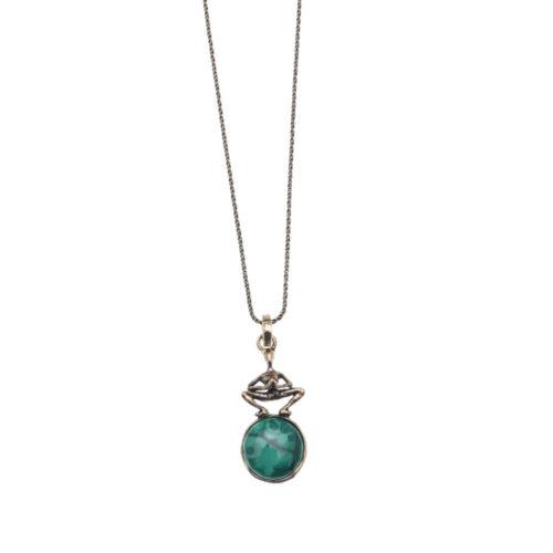 Yoga Necklace with Malachite - Image 2