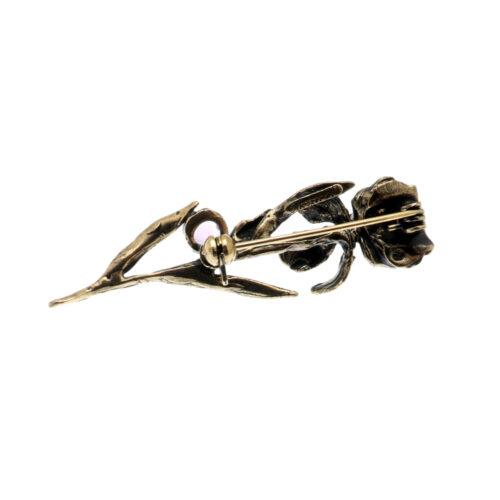 Purple Iris Brooch - Image 2