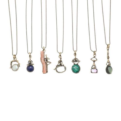 Yoga Necklace with Malachite - Image 4