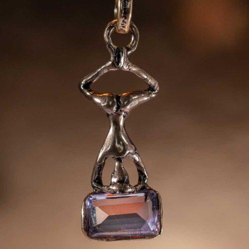 Yoga Necklace with Amethyst - Image 4
