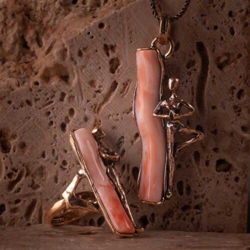 Yoga Ring with Coral - Image 6