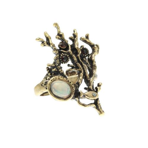 Coral Reef Ring with Opal - Image 5