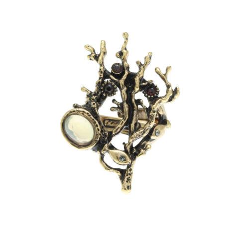 Coral Reef Ring with Opal - Image 3