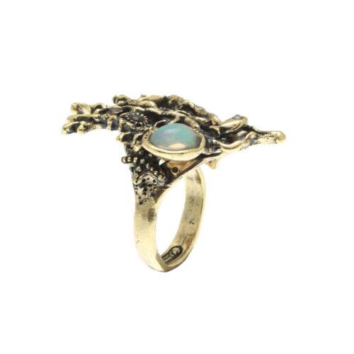 Coral Reef Ring with Opal - Image 4