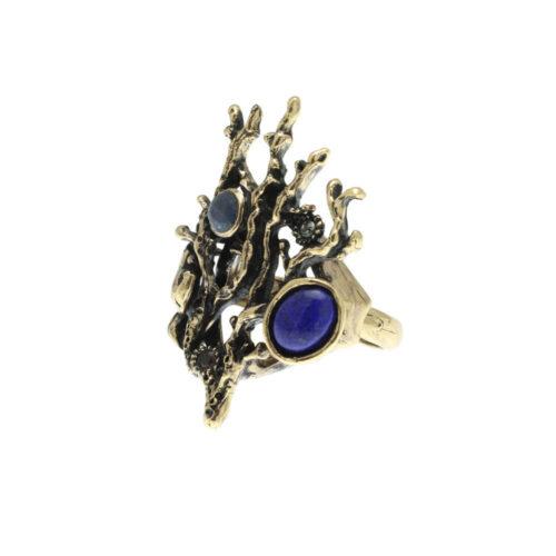 Coral Reef Ring with Lapis - Image 4