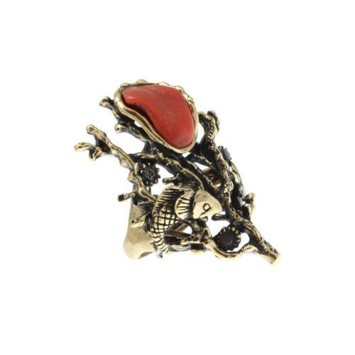 Coral Reef Ring with Coral - Image 2