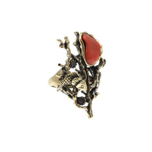 Coral Reef Ring with Coral