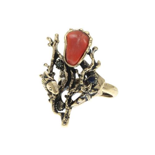 Coral Reef Ring with Coral - Image 3