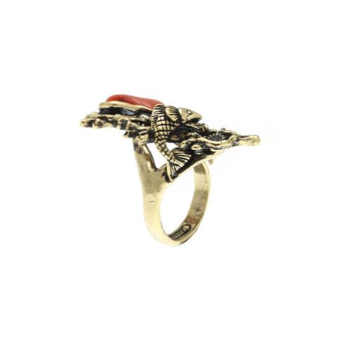 Coral Reef Ring with Coral - Image 5