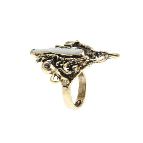 Coral Reef Ring with White Coral - Image 3