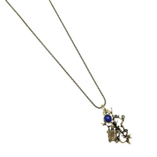 Coral Reef Necklace with Lapis Lazuli - Image 3