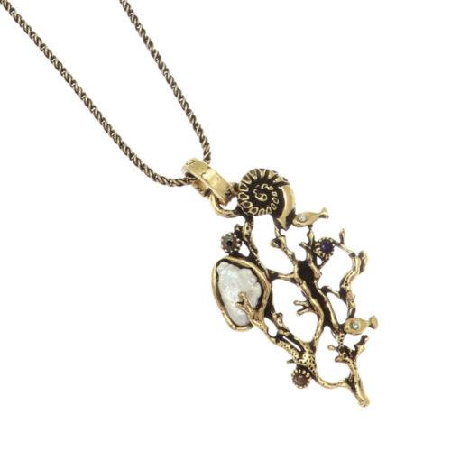 Coral Reef Necklace with Pearl
