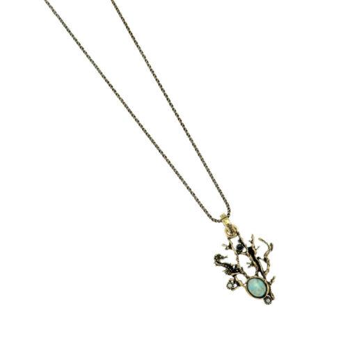 Turquoise Coral Reef Necklace - Image 3