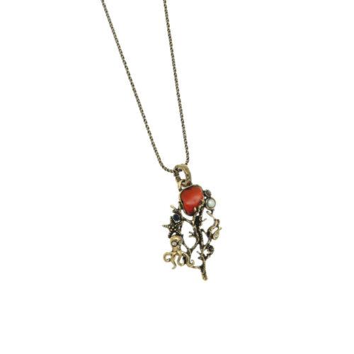 Coral Reef Necklace with Coral - Image 3