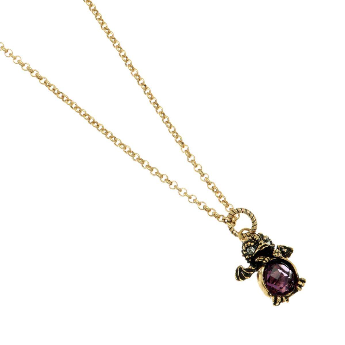 Amethyst Dragon Necklace