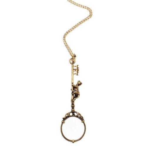 Cat Magnifying Glass Necklace - Image 6