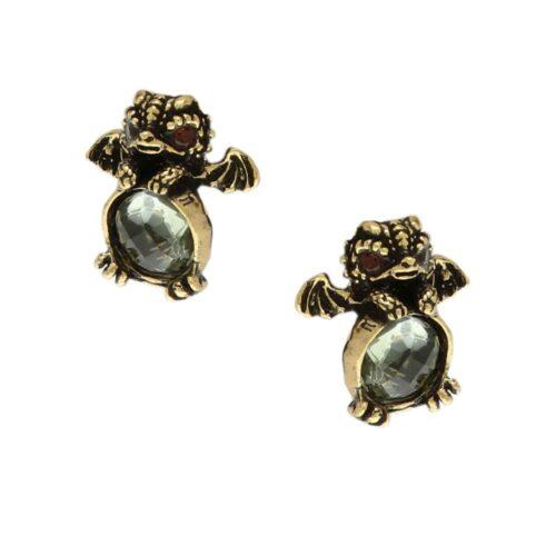 Prasolite Dragon Earrings - Image 3