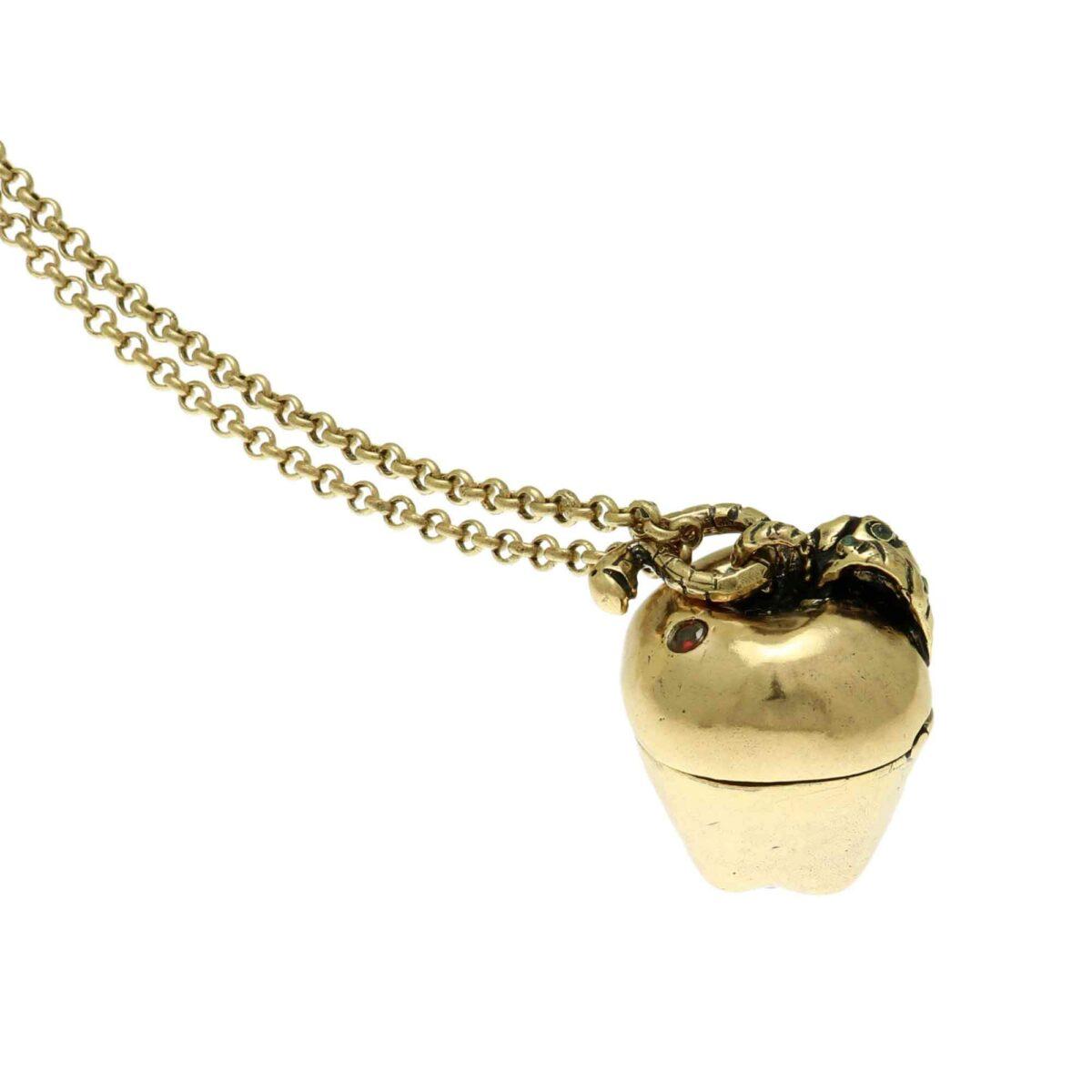 Apple and Snake Necklace